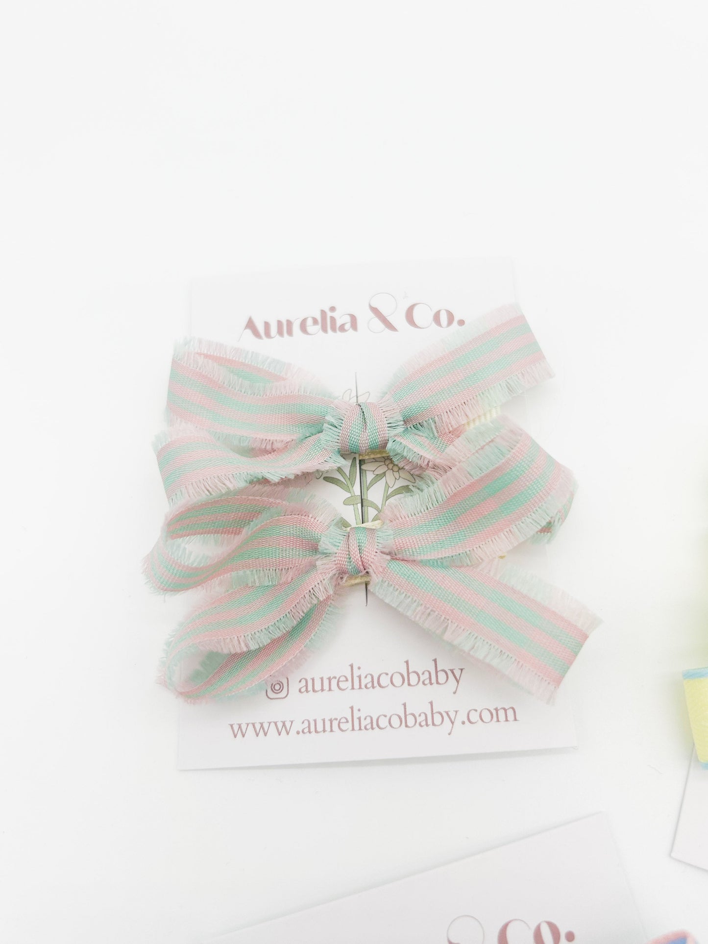 Spring Ribbon Hair Bows