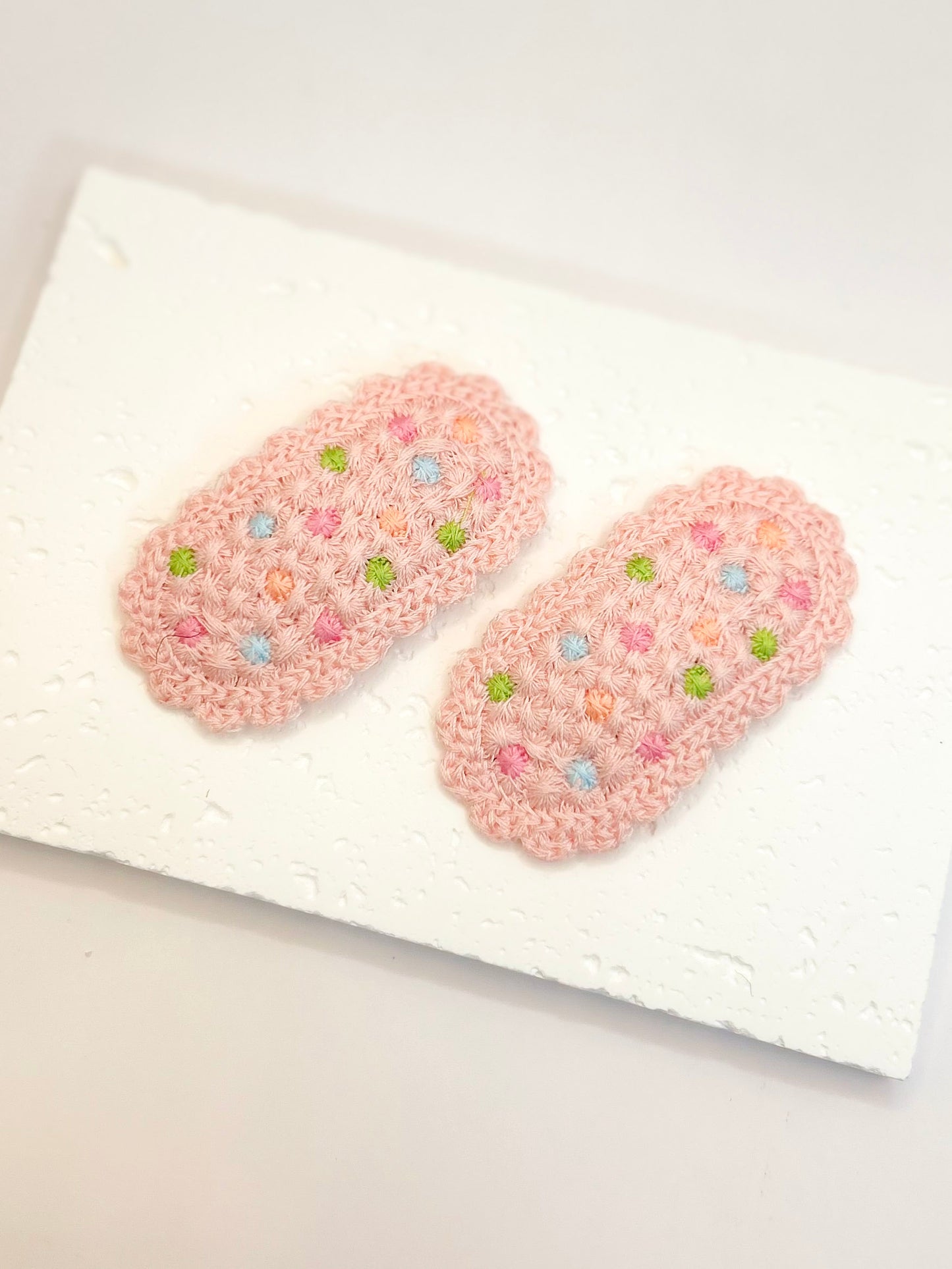 Handcrafted Crochet Hair Barrettes