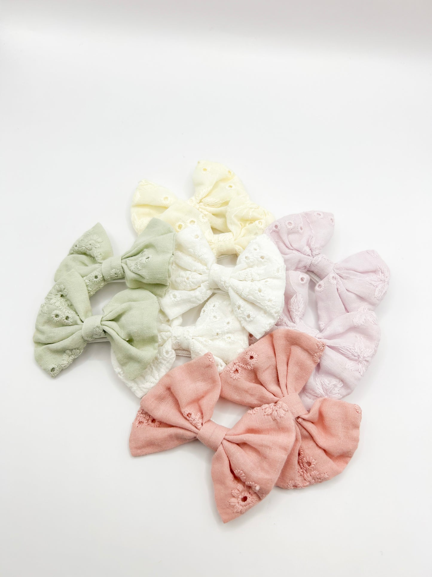 Cotton Pigtail Bows