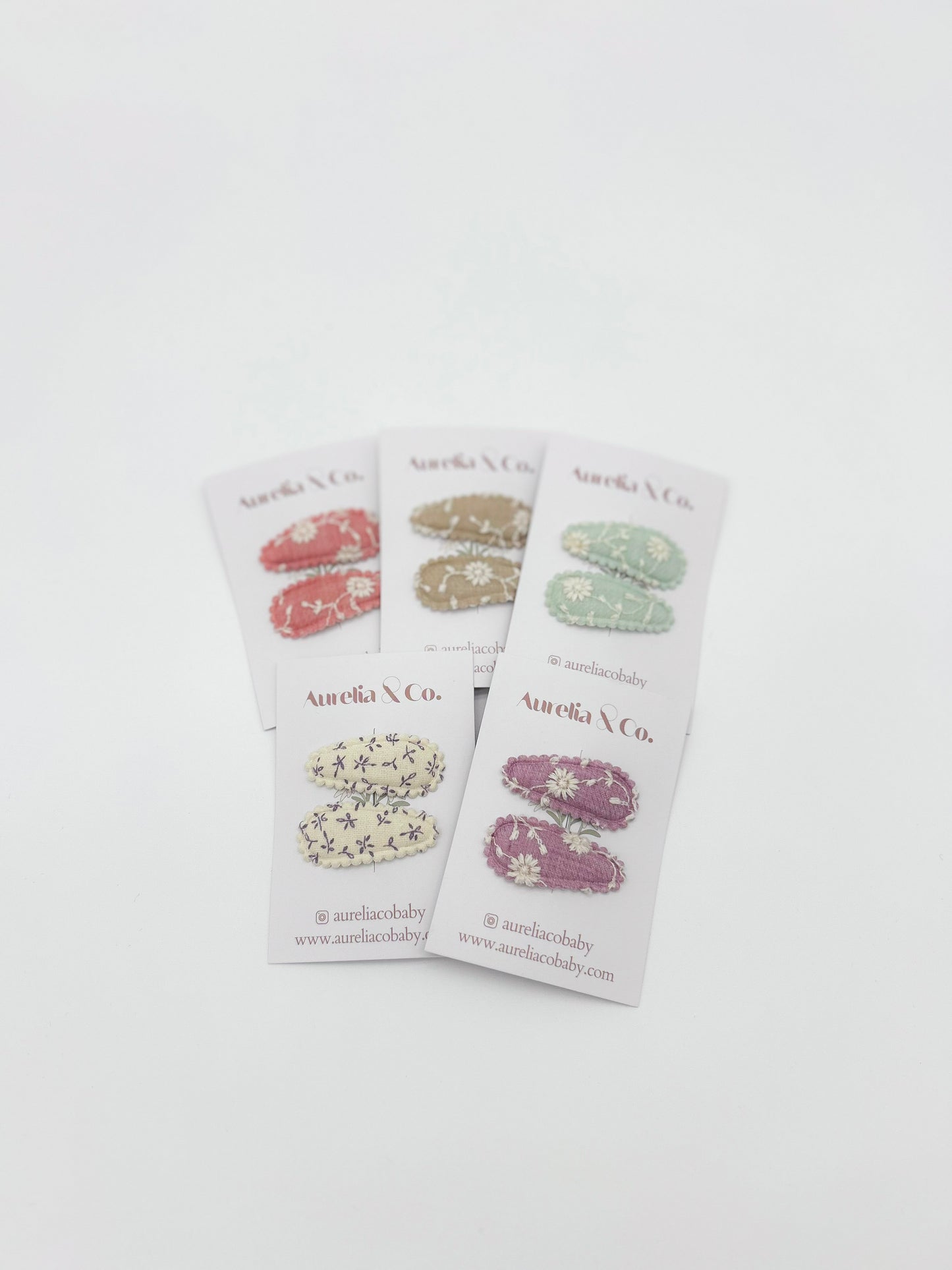 Mini Floral Barrettes