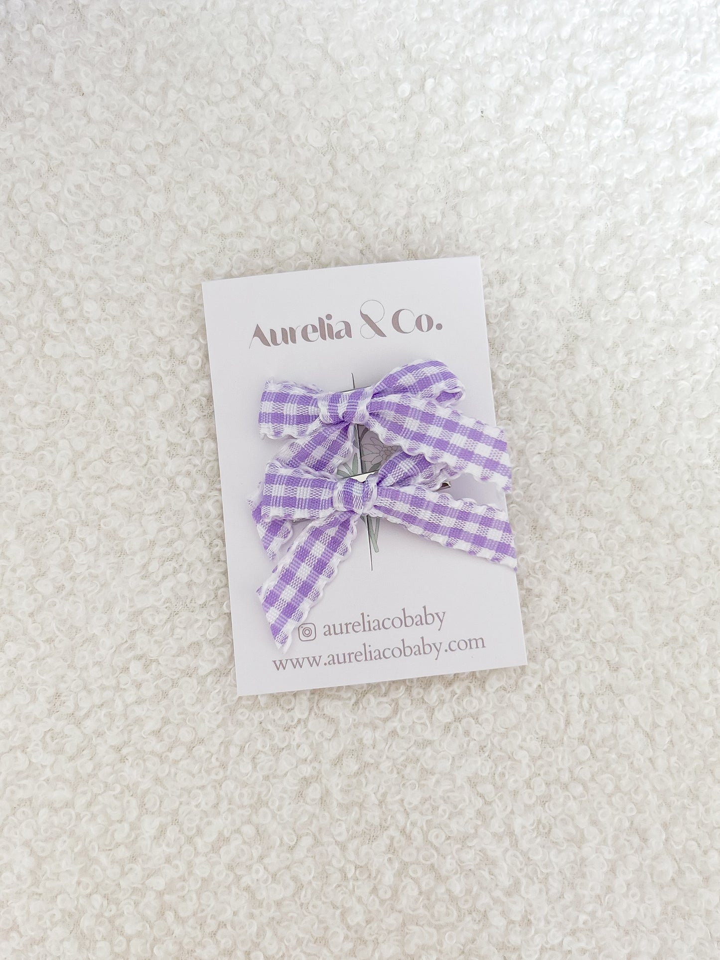 Plaid Mini Bows