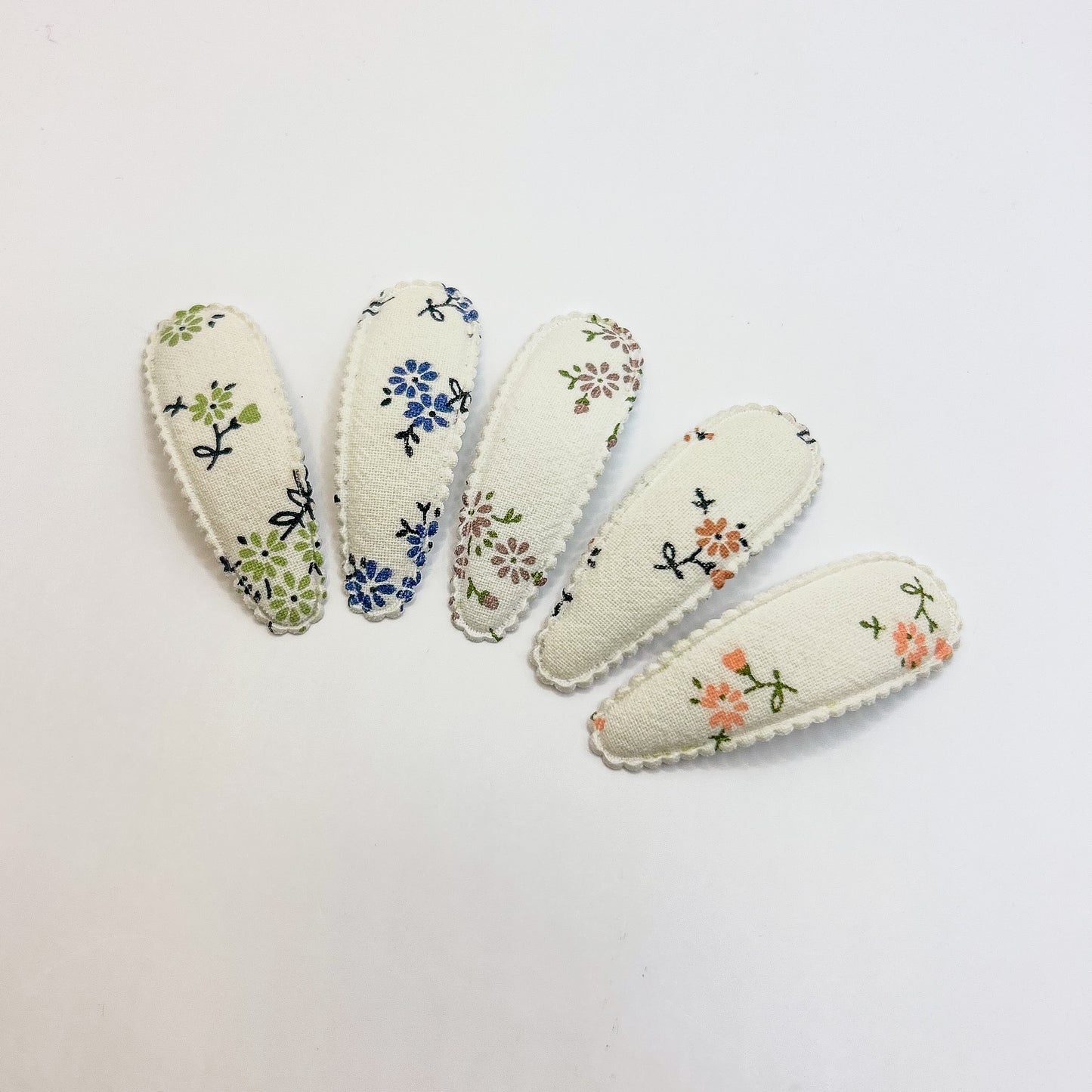 Ditsy Floral Hair Barrettes