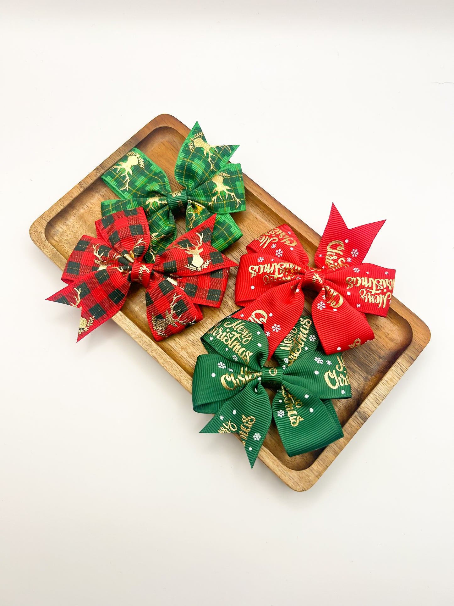 Split Tail Christmas Bows