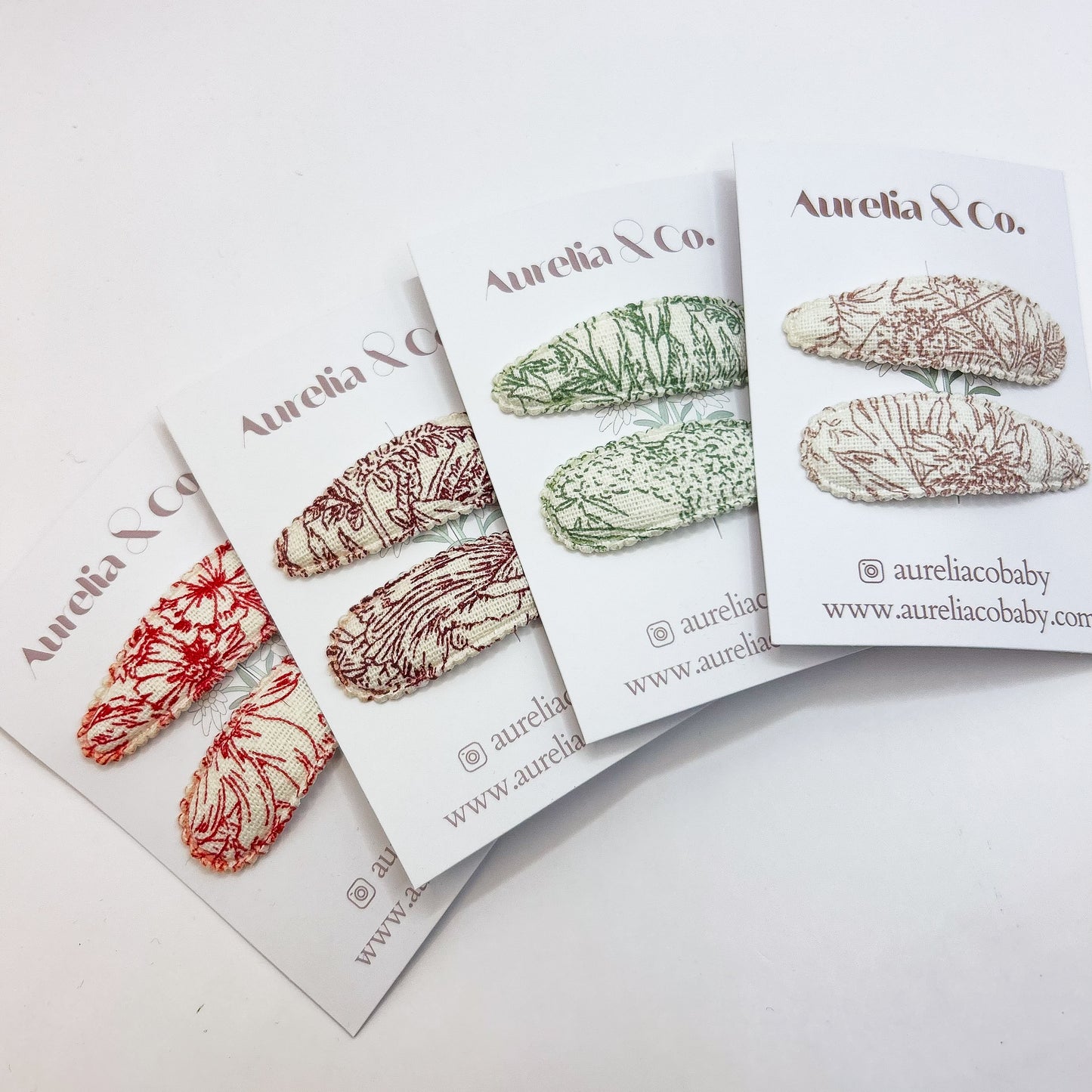 Tropic Floral Hair Barrettes