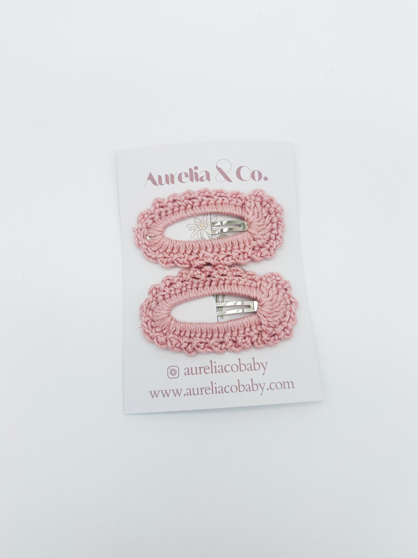 Crochet Peekaboo Hair Barrettes