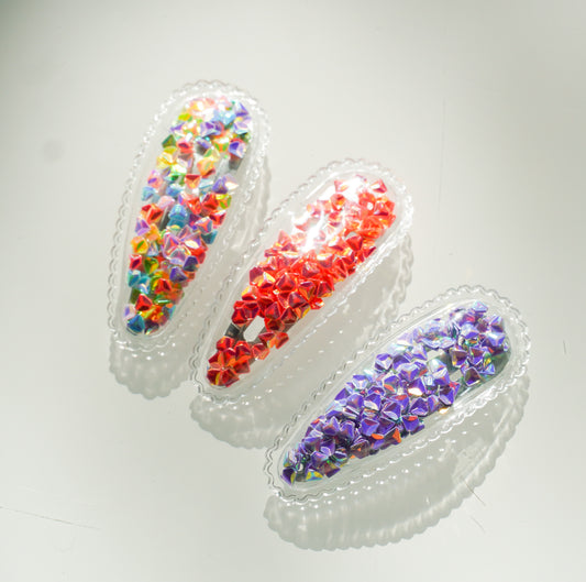 Skinny Glitter Clip