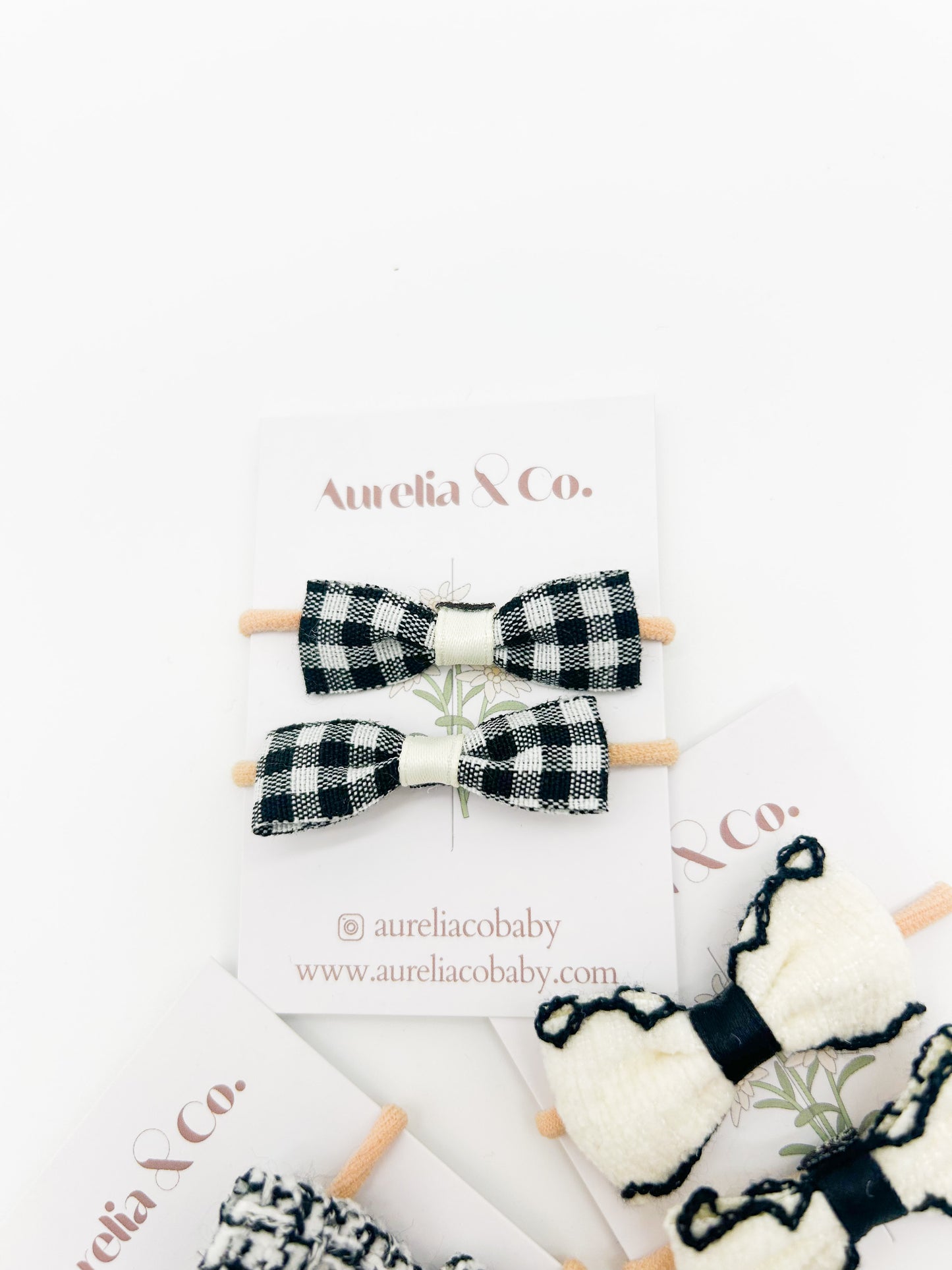 Mini Hair Tie Bows