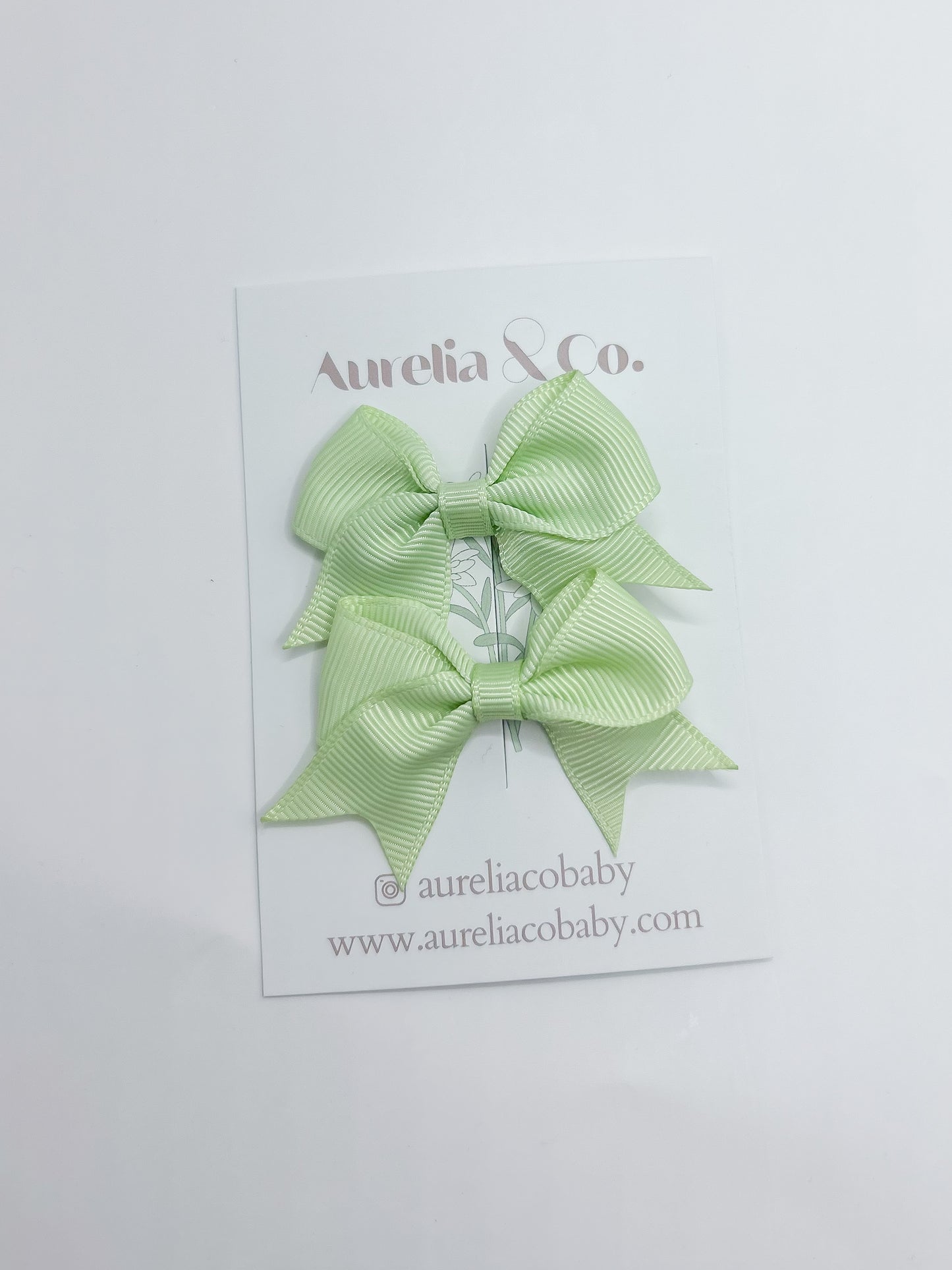 Pigtail Grosgrain Bows