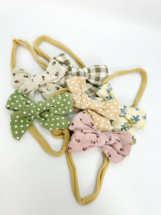 Patterned Bow Headband