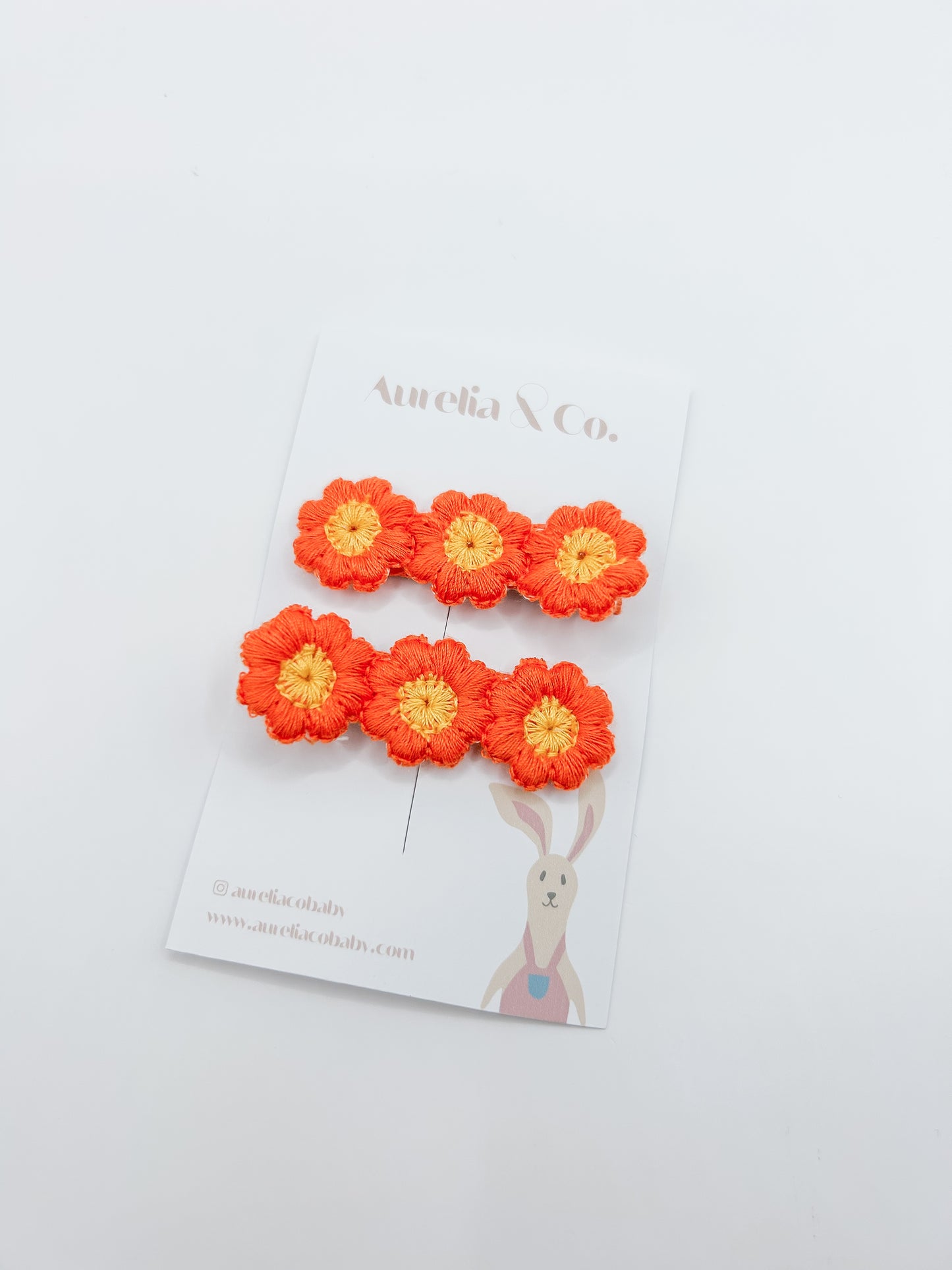 Flower Trio Clips