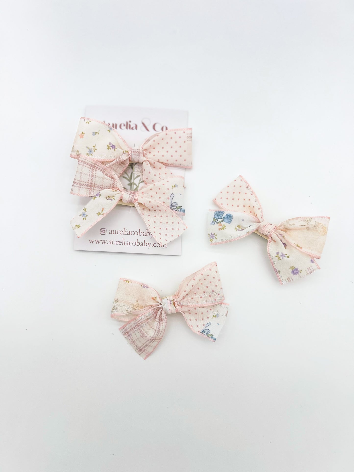 Patchwork Hair Bows