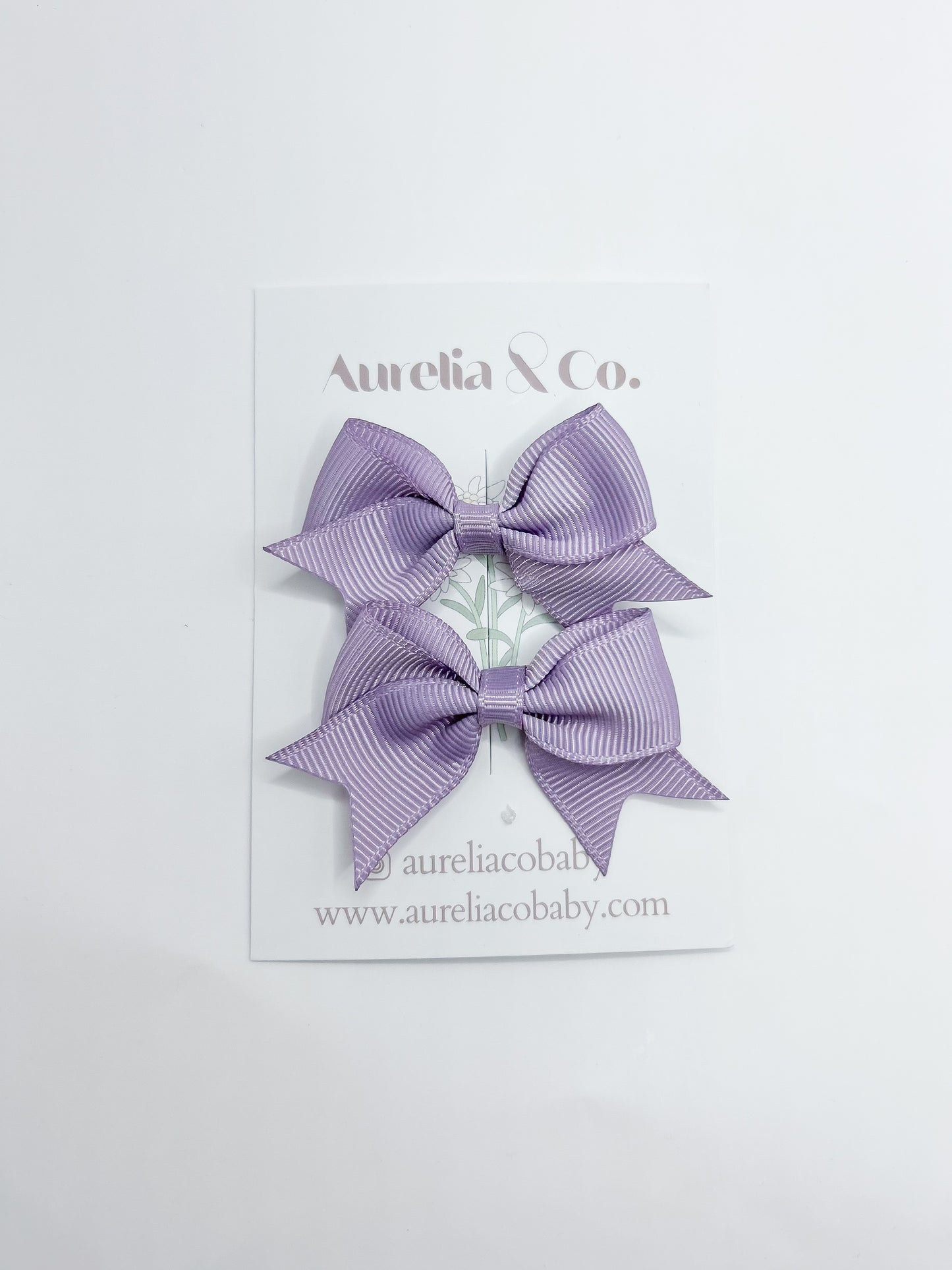 Pigtail Grosgrain Bows