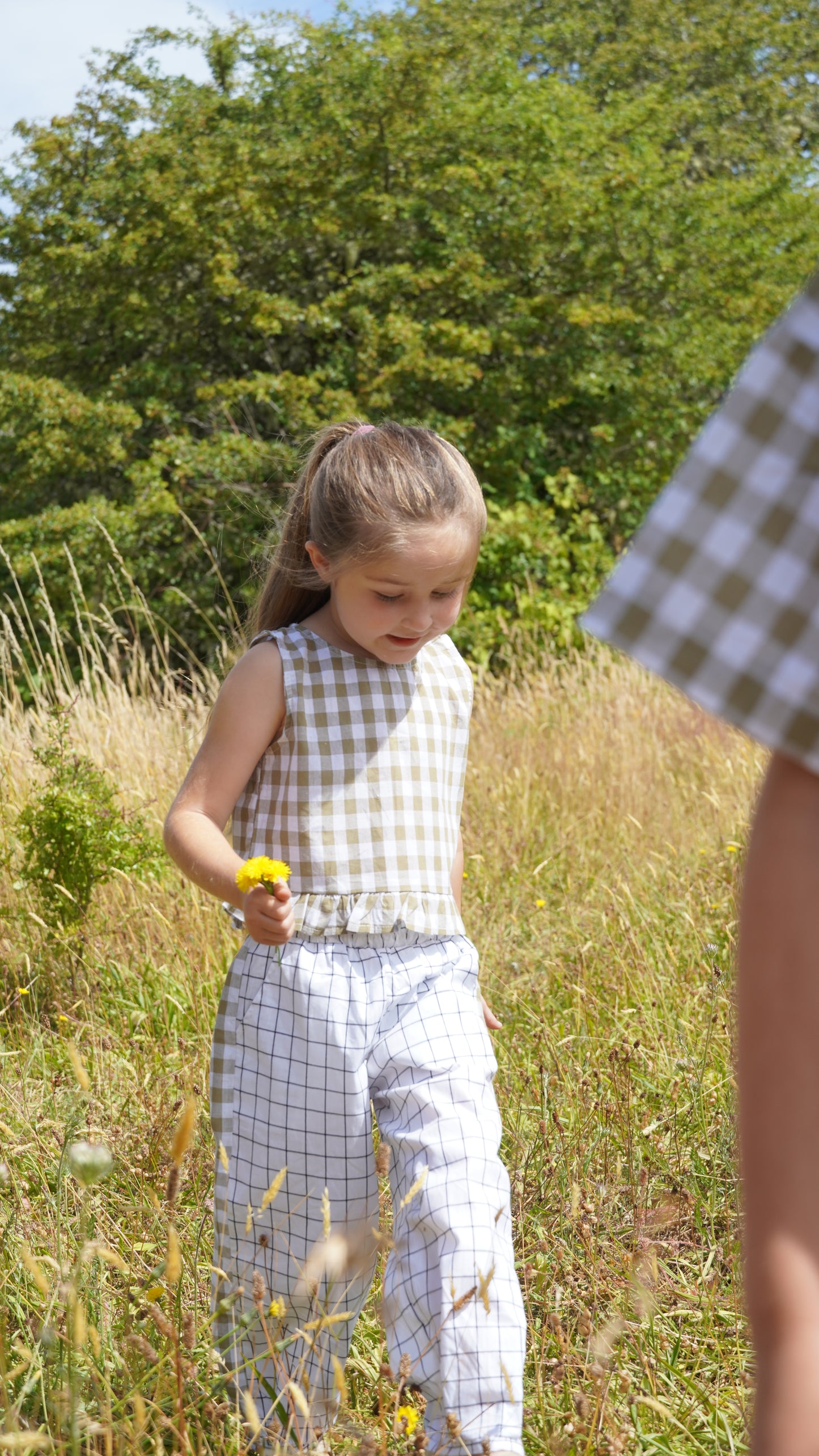 Willow Check Peplum Shirt