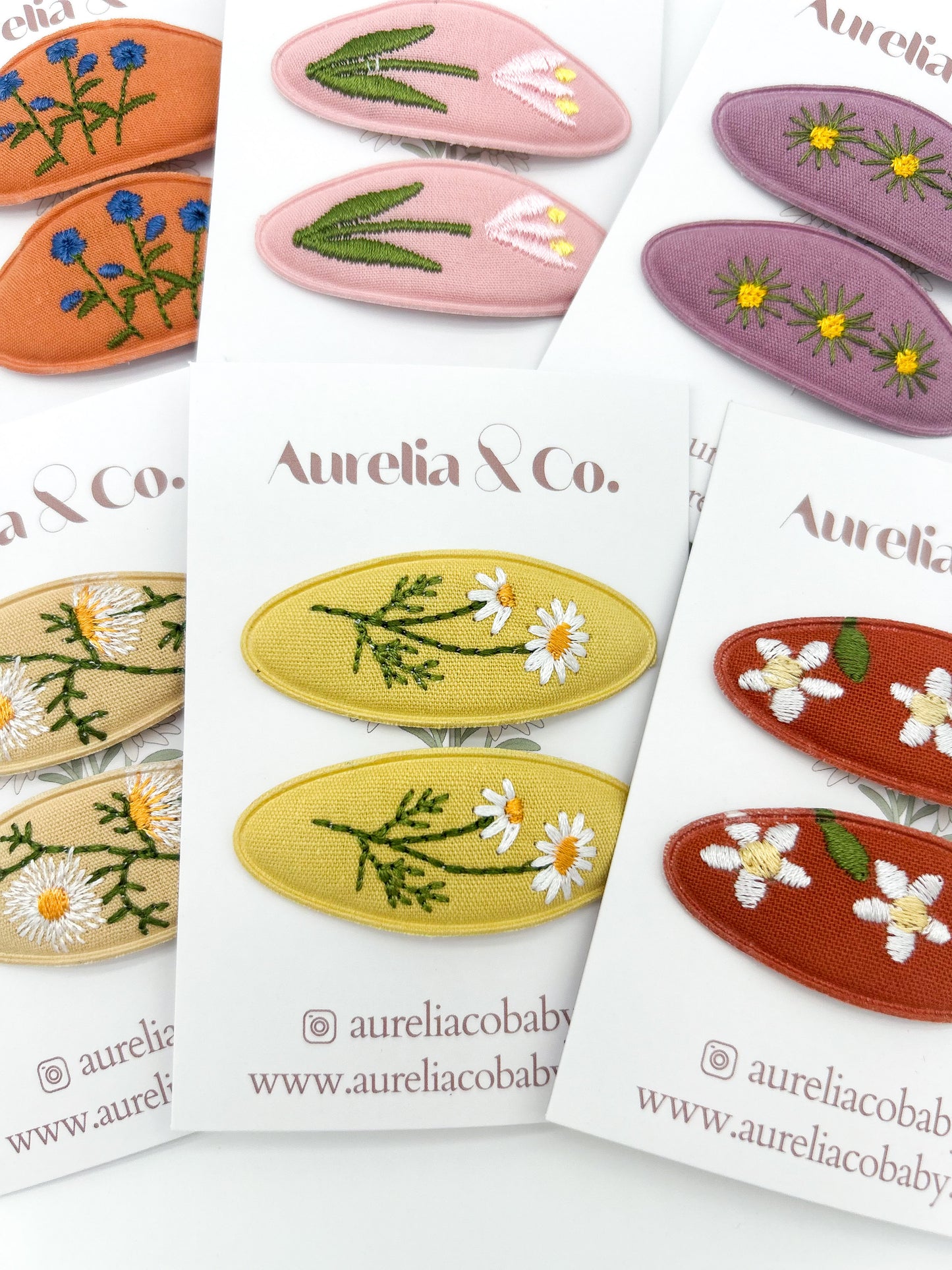 Spring Florals Barrettes