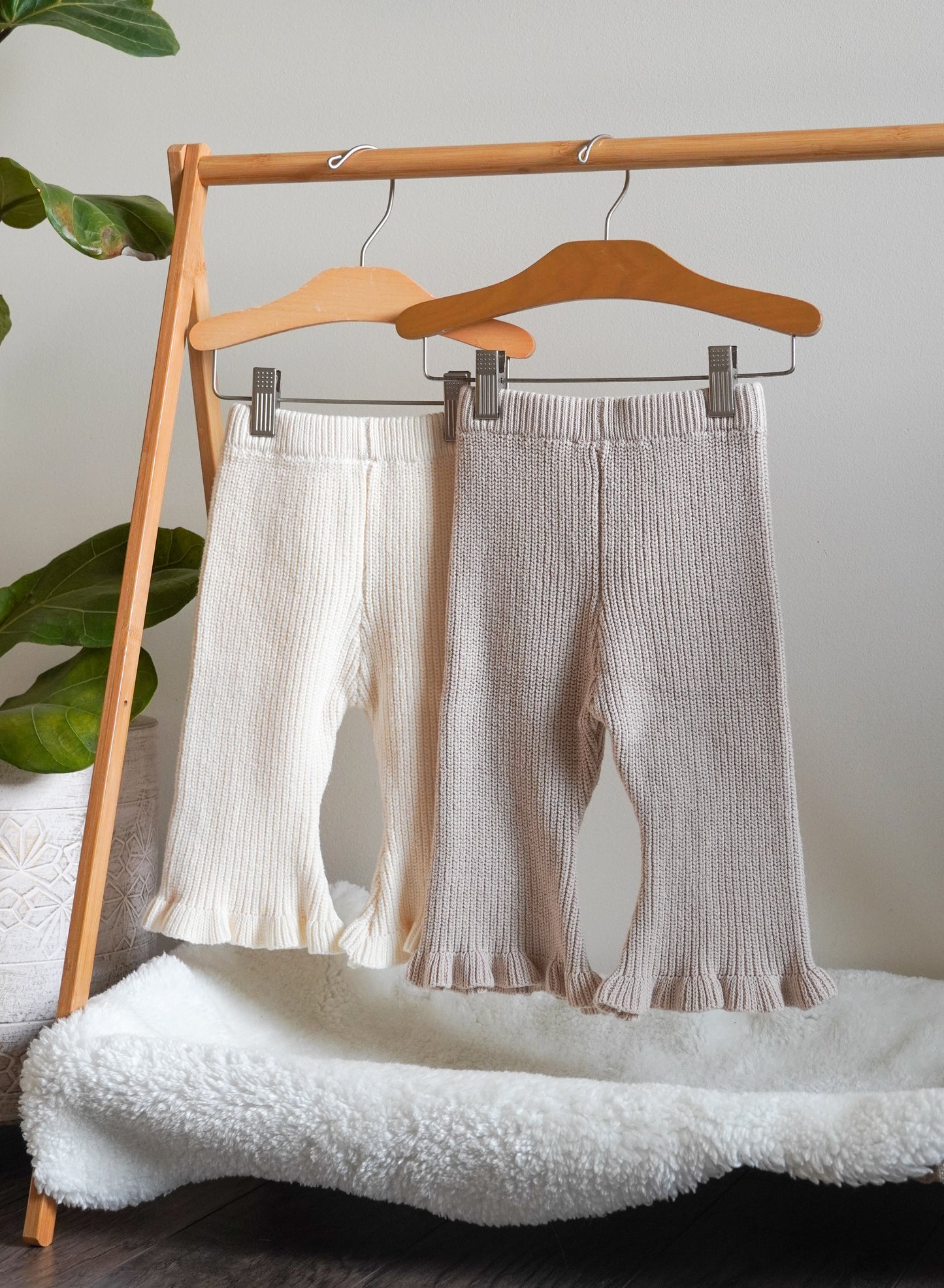 Knit Flare Pants
