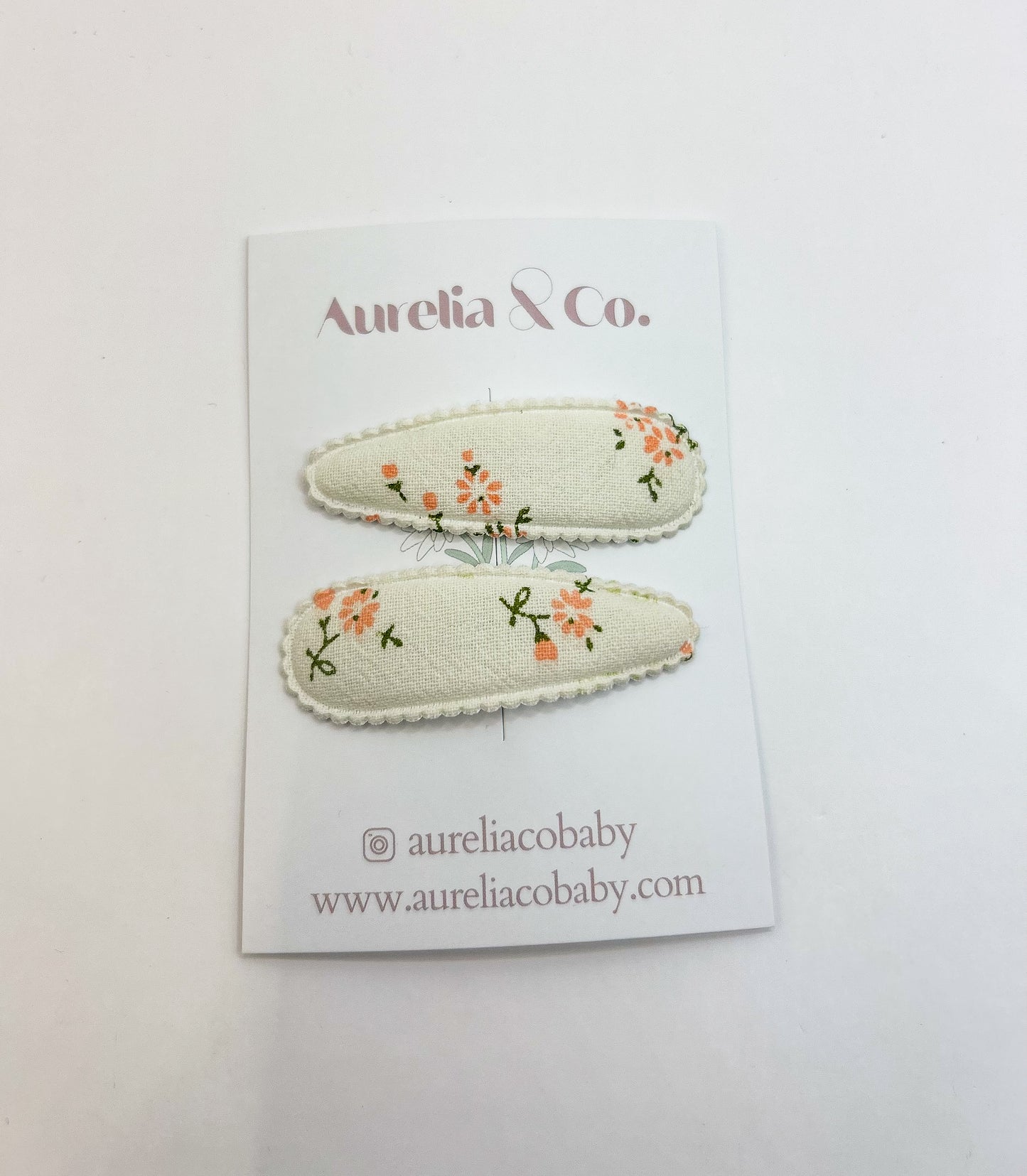 Ditsy Floral Hair Barrettes