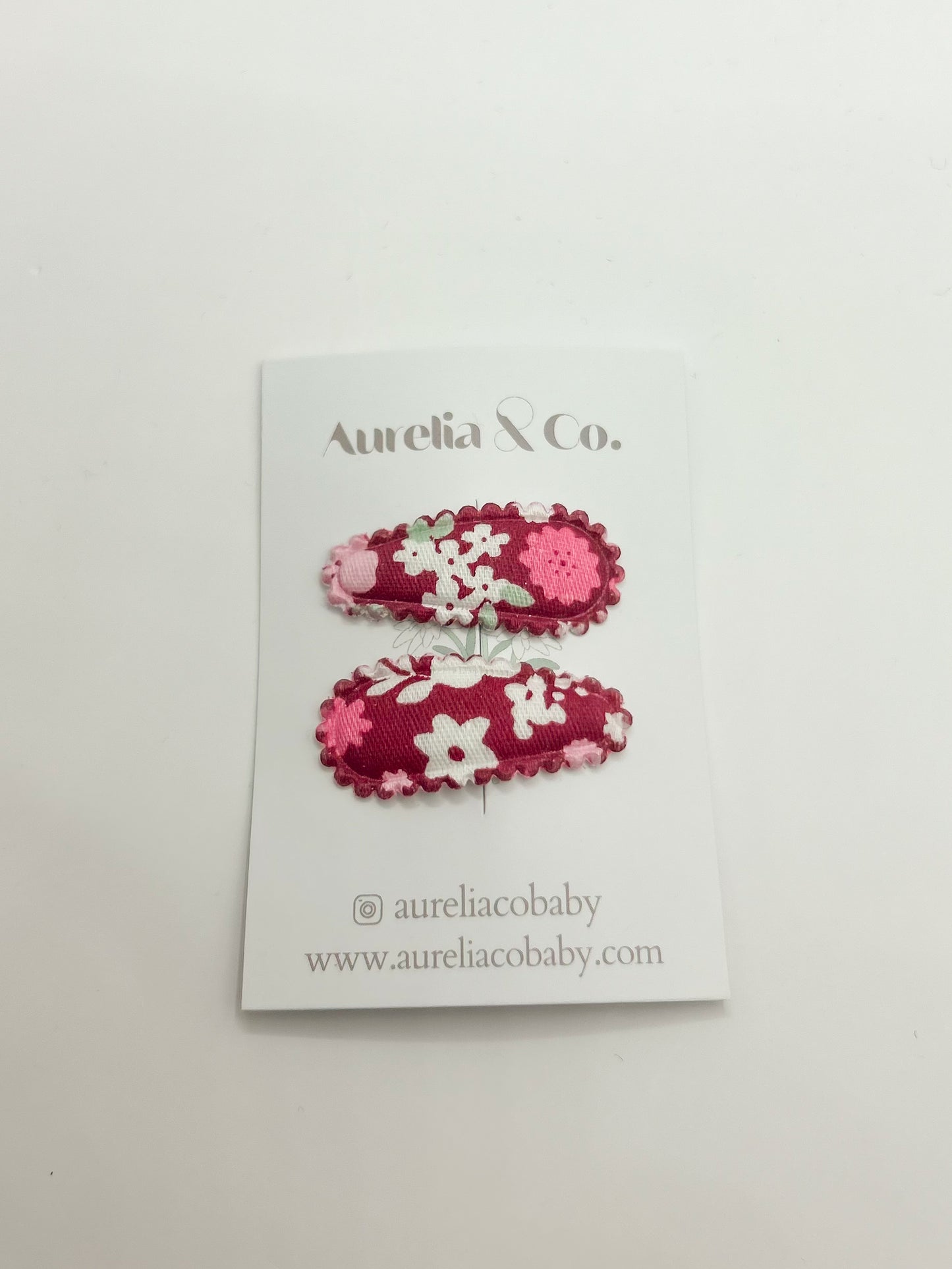 Mini Floral Barrettes